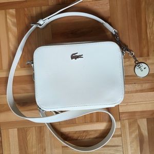 Daily classic shoulder bag synthetic white